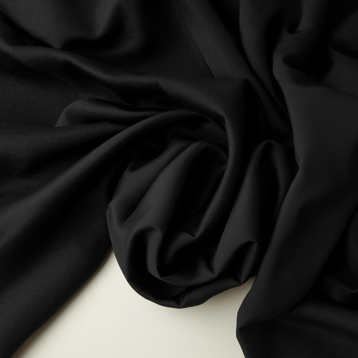 Essence™ Mulayam – Black Premium Wash & Wear (Unstitched)