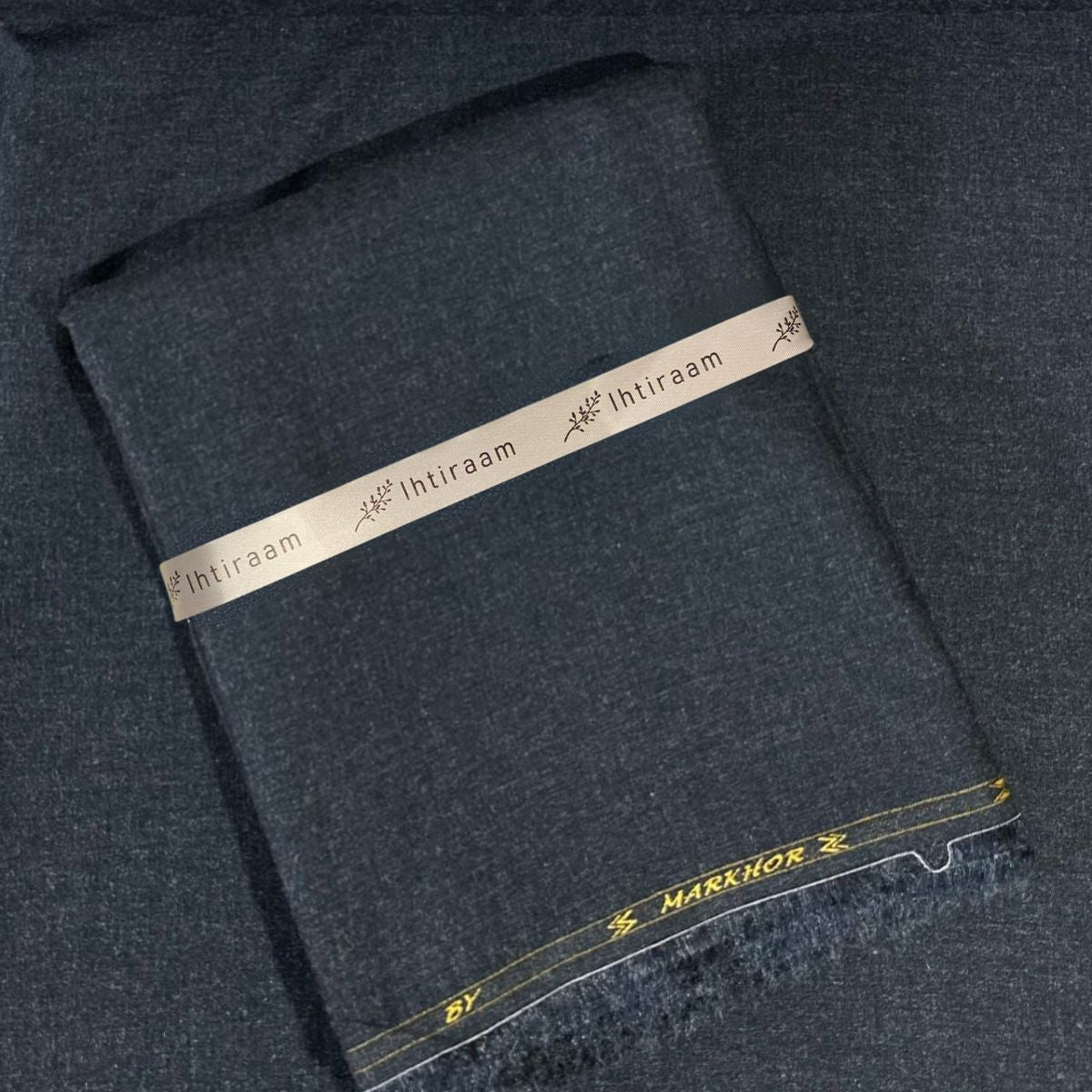 IHTIRAAM Premium Markhor Wool – Grey (Unstitched)