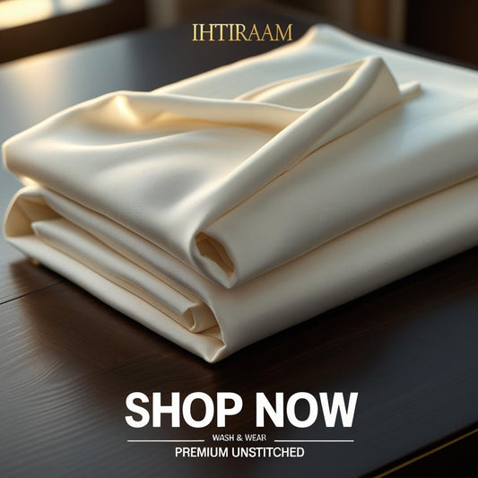 Essence™ Mulayam – Beige Premium Wash & Wear (Unstitched)