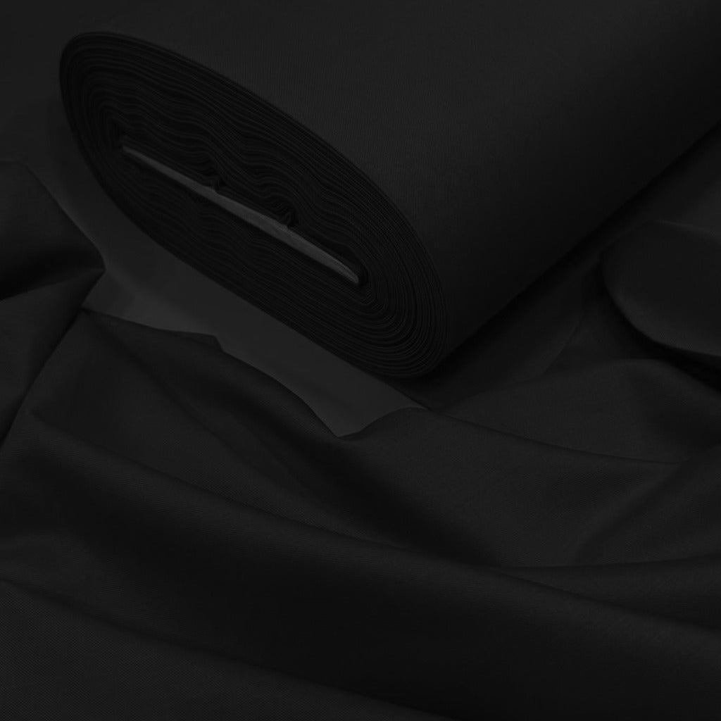 Essence™ Premium Soft Cotton – Black (Unstitched)