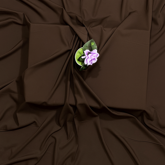 IHTIRAAM All-Season Wash & Wear – Chocolate Brown (Unstitched)