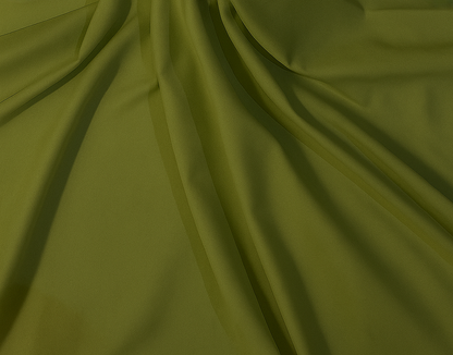 Essence™ Mulayam – Olive Green Premium Wash & Wear (Unstitched)