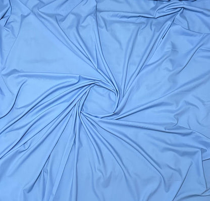 Essence™ Premium Soft Cotton – Sky Blue (Unstitched)