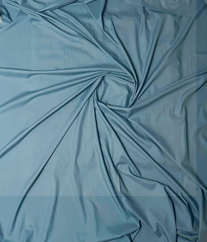 Essence™ Mulayam – Teal Grey Premium Wash & Wear (Unstitched)